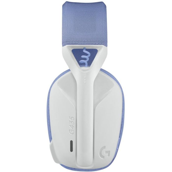 Logitech Auriculares G435 Gaming Inalámbricos Bluetooth/LIGHTSPEED, Sonido Envolvente, Micrófono Integrado, Blanco 1 Logitech Auriculares G435 Gaming Inalámbricos Bluetooth/LIGHTSPEED, Sonido Envolvente, Micrófono Integrado, Blanco 1