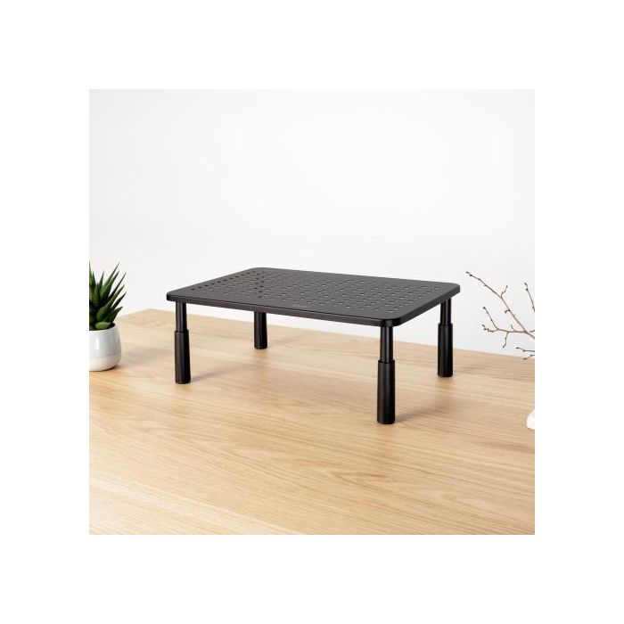 Tooq Soporte Elevador Multiusos TQMR086 para Monitor/Portátil, Negro, hasta 20kg 1