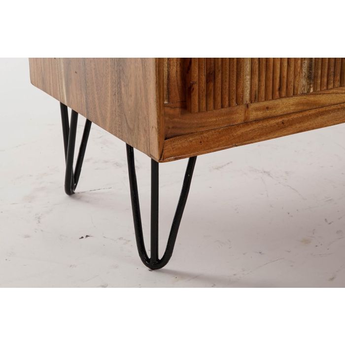 Aparador DKD Home Decor Marrón Negro Marrón claro Acacia 100 x 40 x 77 cm 5 Aparador DKD Home Decor Marrón Negro Marrón claro Acacia 100 x 40 x 77 cm 5