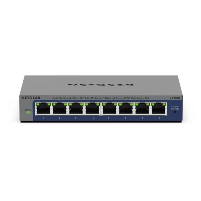 Cable USB Netgear GS108E-400EUS Gris 2