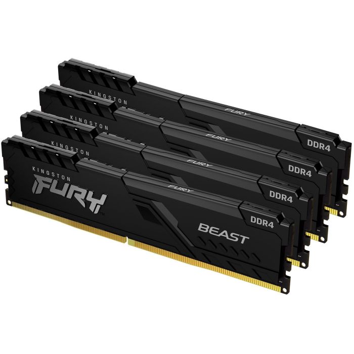 Memoria Kingston Fury Beast Black Ddr4 32Gb (Kit 4) 3600Mhz Cl17 - KF436C17BBK4/32 0 Memoria Kingston Fury Beast Black Ddr4 32Gb (Kit 4) 3600Mhz Cl17 - KF436C17BBK4/32 0