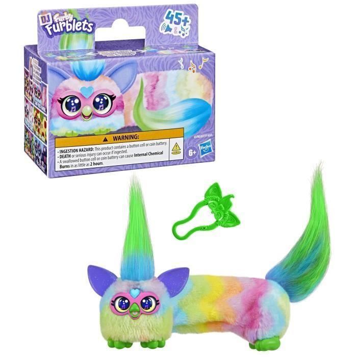 Hasbro HASG17825X0 Furby DJ Furblets Can-Dee-Swirl, minipeluche electrónico, juguete infantil con 45 sonidos y música, 6+ años 2