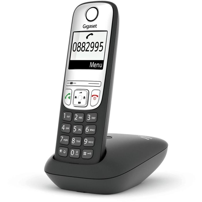 Gigaset A690 Teléfono Inalámbrico DECT Analógico Negro con Pantalla, Altavoz y Agenda de 100 Contactos 2