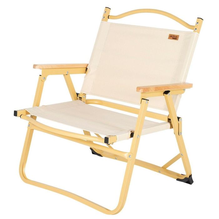 Silla de Camping Plegable Aktive Sabana 47 x 62 x 42 cm (2 Unidades) 6 Silla de Camping Plegable Aktive Sabana 47 x 62 x 42 cm (2 Unidades) 6