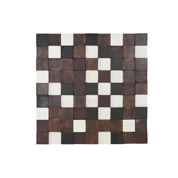 Decoración de Pared Home ESPRIT Blanco Negro Natural Moderno 90 x 4 x 90 cm 0 Decoración de Pared Home ESPRIT Blanco Negro Natural Moderno 90 x 4 x 90 cm 0