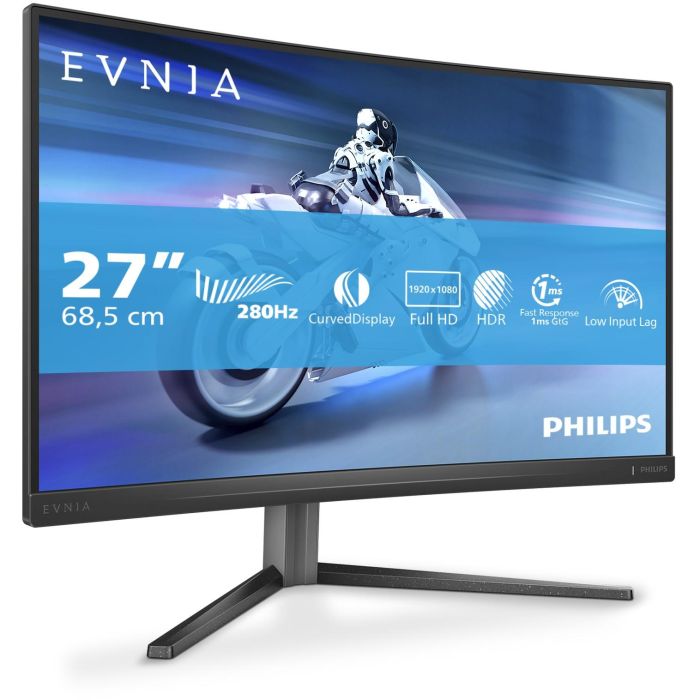 Philips 27M2C5200W Monitor Gaming Curvo 27" Full HD Fast VA 280Hz 0.3ms HDR10 FreeSync Premium 1500R 1 Philips 27M2C5200W Monitor Gaming Curvo 27" Full HD Fast VA 280Hz 0.3ms HDR10 FreeSync Premium 1500R 1