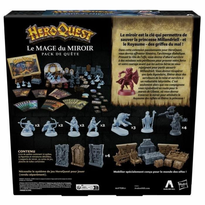 Heroquest Quet Pack Le Mage du Miroir - Juego de roles - Juego de Plateau - Heroquest Game System requerido - Avalon Hill 2