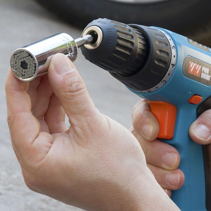 Llave de Vaso Universal con Accesorios Uniscrew InnovaGoods 6 Llave de Vaso Universal con Accesorios Uniscrew InnovaGoods 6