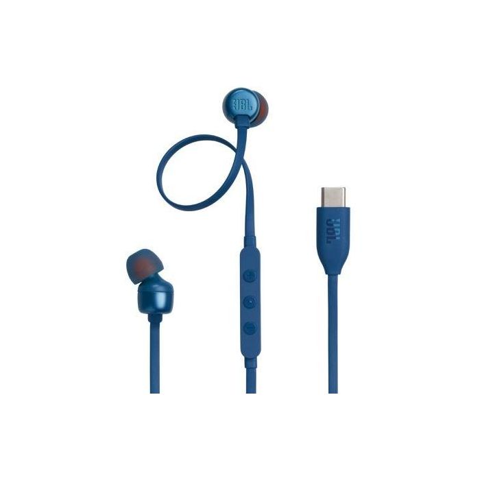 Auriculares Intrauditivos JBL Tune 310C/ con Micrófono/ Azules Auriculares Intrauditivos JBL Tune 310C/ con Micrófono/ Azules