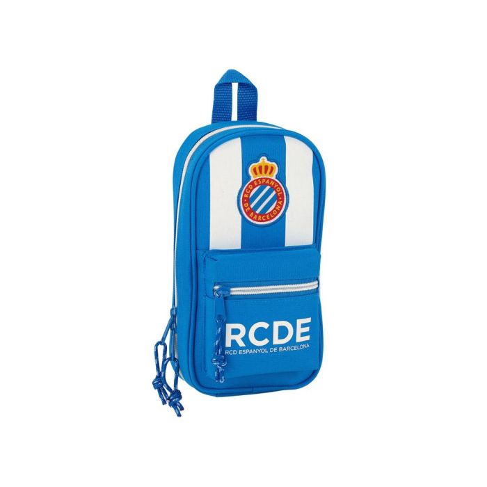 Plumier Escolar Safta R.C.D. Español Mochila Con 4 Portatodos Llenos 120x50x230 mm