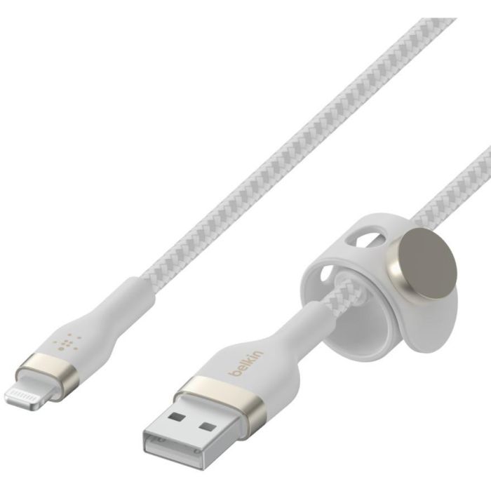 Belkin CAA010BT2MWH Cable Lightning/USB-A Certificado Apple, 2m, Blanco 3