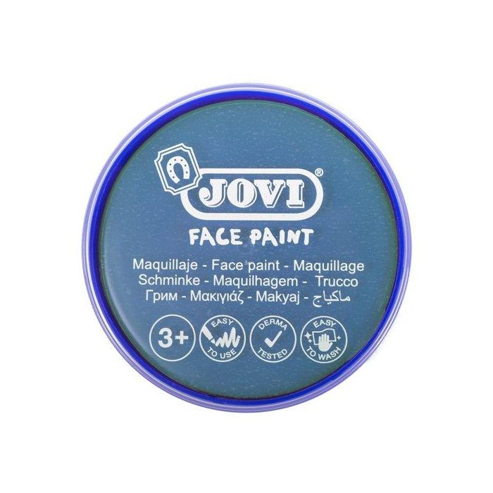 Maquillaje Jovi Crema Face Paint Bote De 20 Ml Caja De 5 Azul Claro
