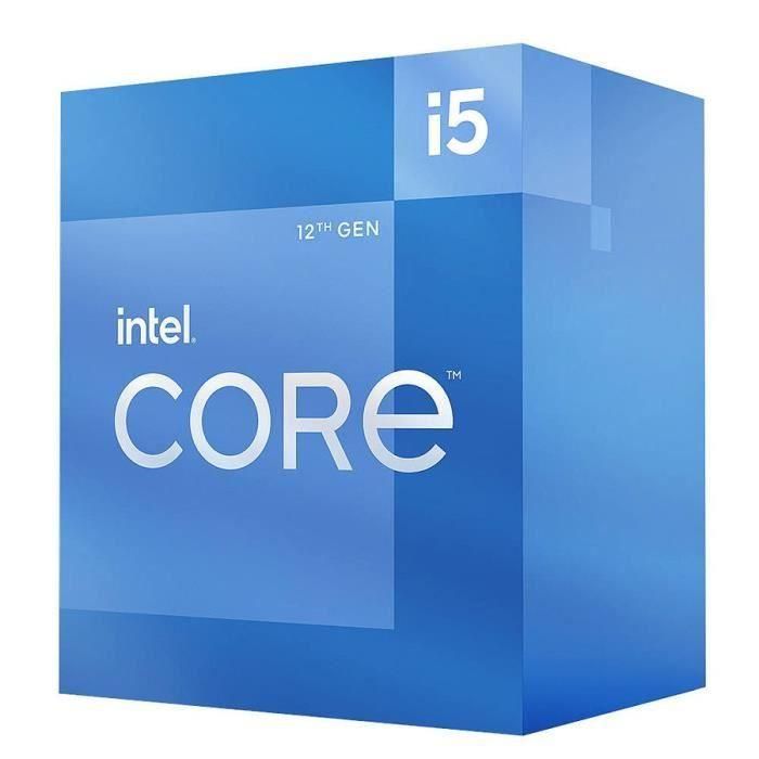 Intel Core i5-12400 Procesador CPU LGA 1700 con Gráficos UHD 730, 18MB Smart Cache, Soporte DDR4/DDR5, Caja 1