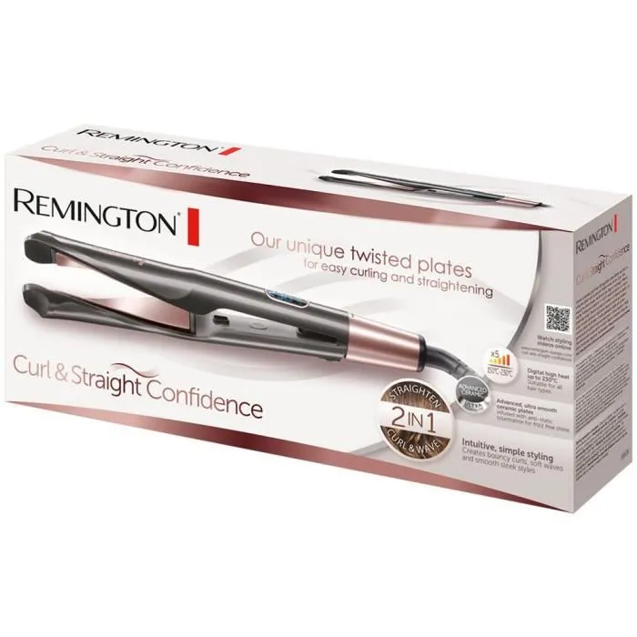 Remington Rizador Rizador Curl Confidence Advanced Ceramic Turmalina Antiestático S6606 3