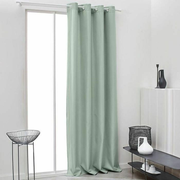 Today Essential Uni Cortina Aislante Térmica 140x240 cm Celadon - Poliéster que Aísla del Frío en Invierno y Calor en Verano 1 Today Essential Uni Cortina Aislante Térmica 140x240 cm Celadon - Poliéster que Aísla del Frío en Invierno y Calor en Verano 1
