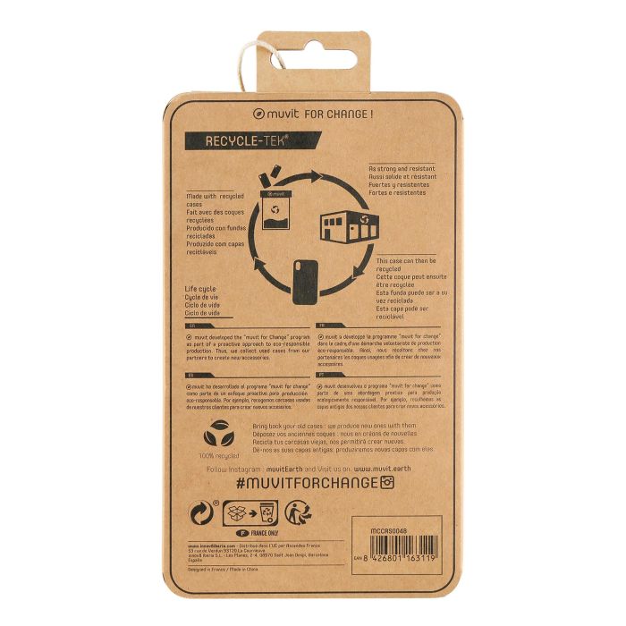 Muvit Funda Recycletek para Apple iPhone 12 - Ecológica y Reciclable 3 Muvit Funda Recycletek para Apple iPhone 12 - Ecológica y Reciclable 3