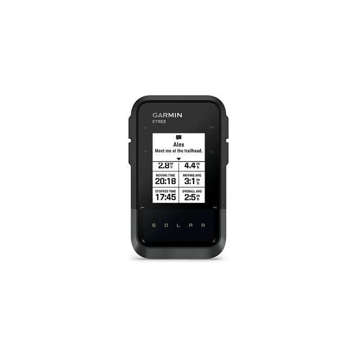 Garmin eTrex Solar GPS de Mano con Carga Solar, Negro/Gris