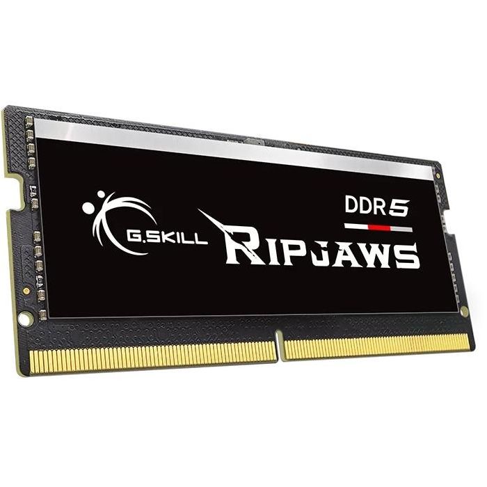 G.Skill 32GX2-RS 32GB (2x16GB) DDR5 5600MHz CL46 SO-DIMM para Portátil Intel XMP 3.0 4 G.Skill 32GX2-RS 32GB (2x16GB) DDR5 5600MHz CL46 SO-DIMM para Portátil Intel XMP 3.0 4