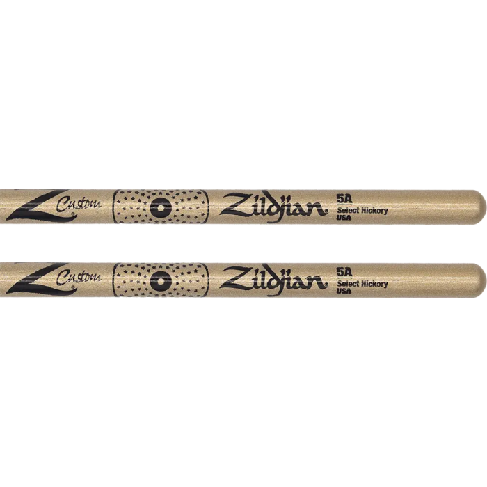 Zildjian Baquetas Z Custom Le - 5A Nylon Gold Chroma Edición Limitada 1