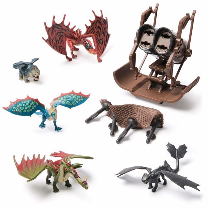 Spinmaster Dragón Set de minifiguras Cazador de dragones A partir de 4 años Dreamworks SPI6072894 14