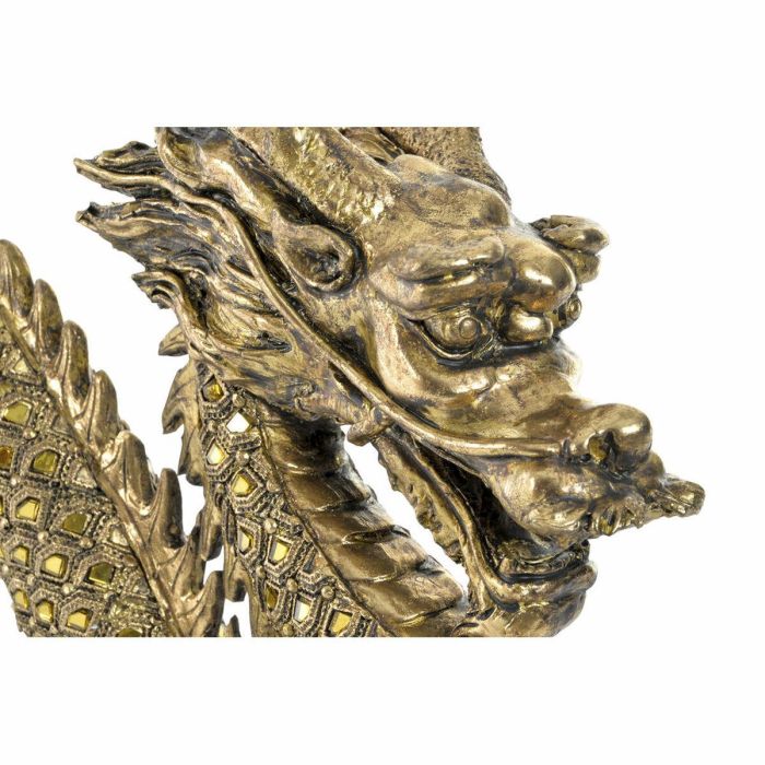 Figura Oriental DKD Home Decor Dorado 14 x 32 x 52 cm 3