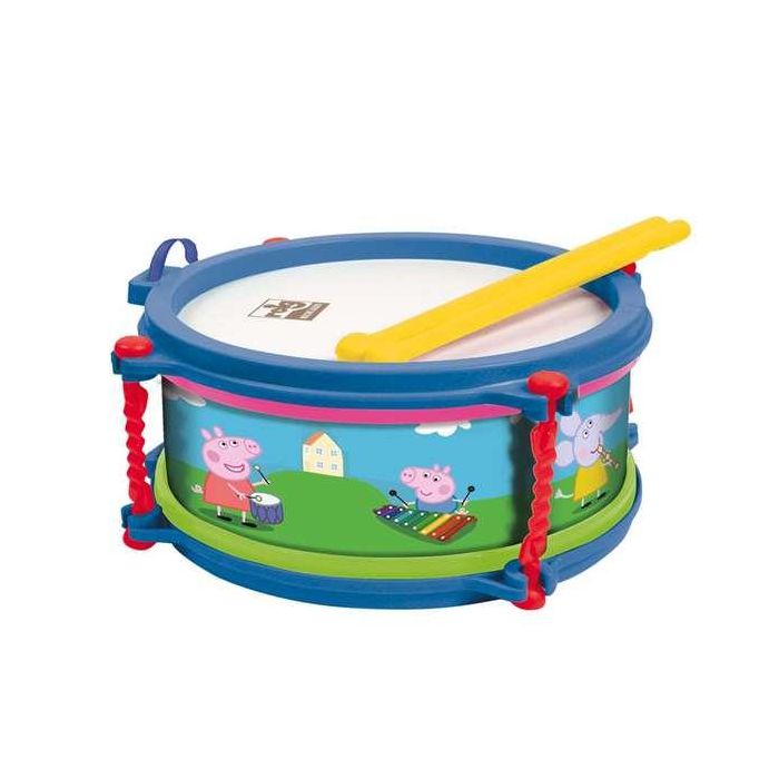 Tambor peppa pig en estuche 8.50x19x19 Tambor peppa pig en estuche 8.50x19x19