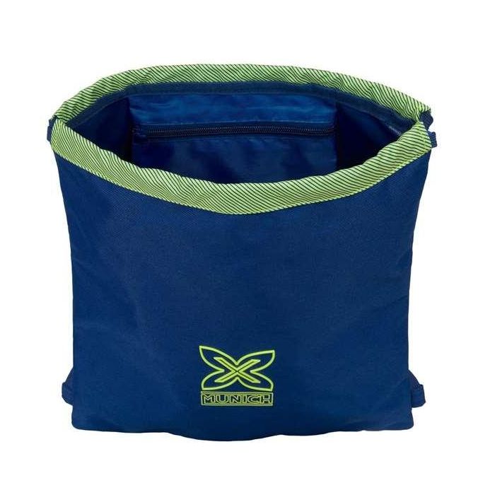 Bolsa Mochila con Cuerdas Munich North Azul marino 35 x 40 x 1 cm 3