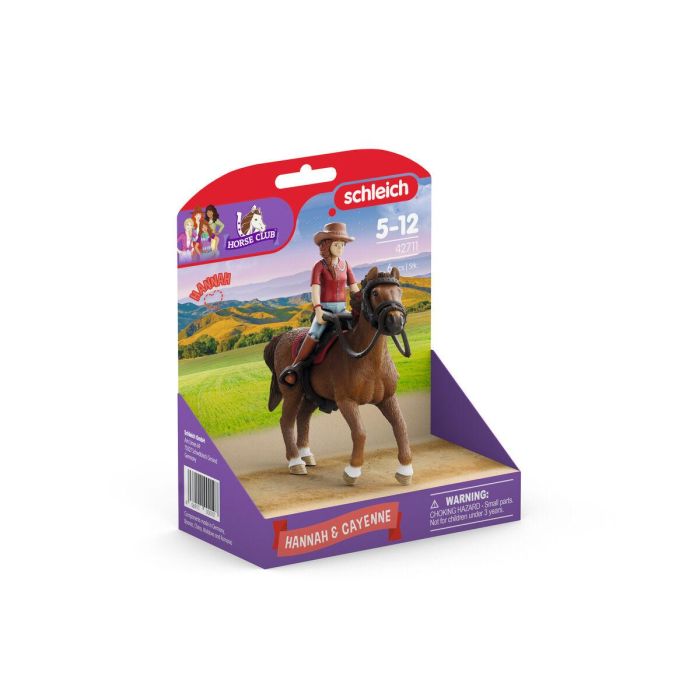 Playset Schleich Horse Club 42711 Hannah & Cayenne 8 Playset Schleich Horse Club 42711 Hannah & Cayenne 8