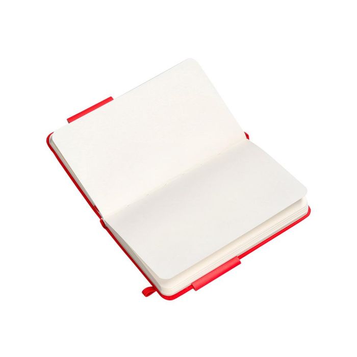 Cuaderno Con Gomilla Antartik Notes Tapa Dura A6 Hojas Lisas Rojo 100 Hojas 80 gr Fsc 8