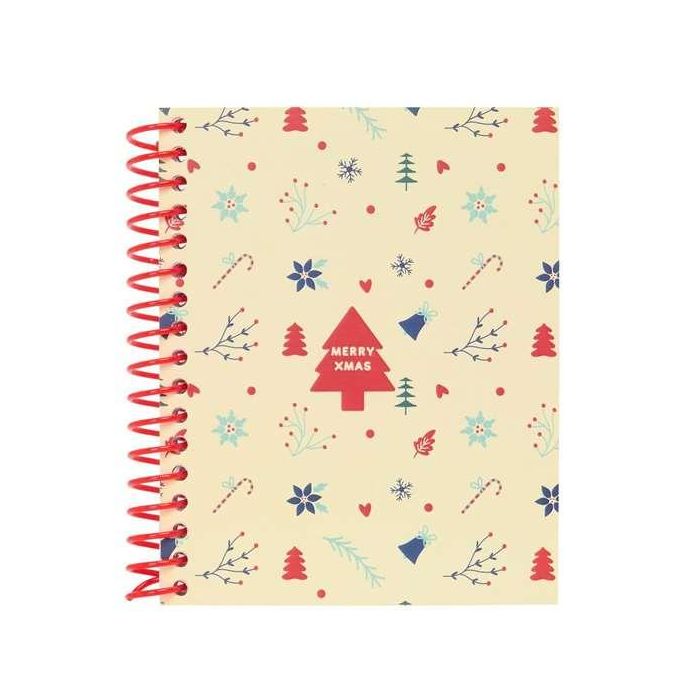 Safta Bloc A6 120 Hojas Iconos Merry Xmas 11,8x14,6 cm