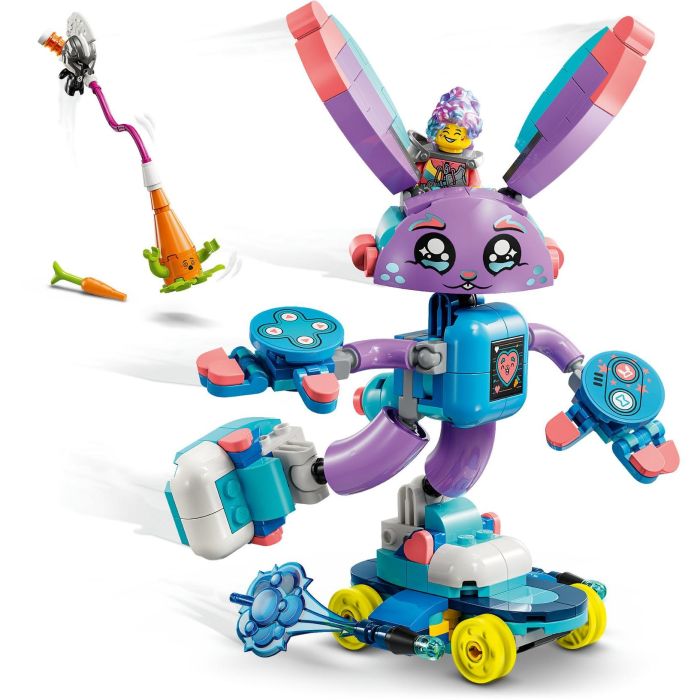 LEGO 71490 DREAMZzz Izzie y Bunchurro El Conejo Jugón Set de Construcción Articulado Transformable con Minifigura Izzie +7 Años 4 LEGO 71490 DREAMZzz Izzie y Bunchurro El Conejo Jugón Set de Construcción Articulado Transformable con Minifigura Izzie +7 Años 4