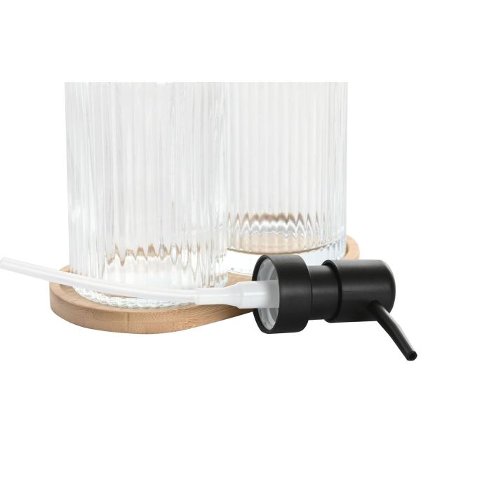 Baño Moderno DKD Home Decor Transparente Natural 8.2 x 18 x 16 cm Set de 3 1 Baño Moderno DKD Home Decor Transparente Natural 8.2 x 18 x 16 cm Set de 3 1