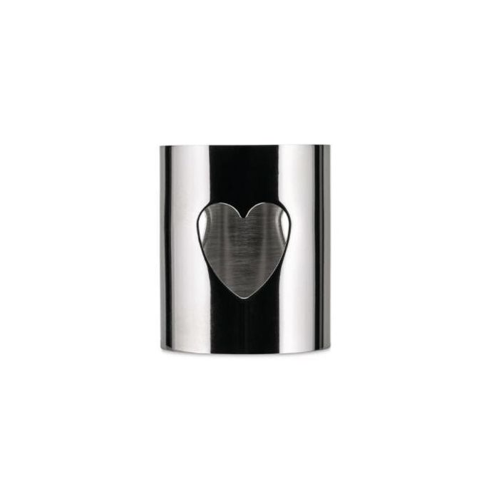 Alessi AKK10 H Servilletero Corazón Acero Inoxidable 18/10 Diseño por King-Kong Alessi AKK10 H Servilletero Corazón Acero Inoxidable 18/10 Diseño por King-Kong