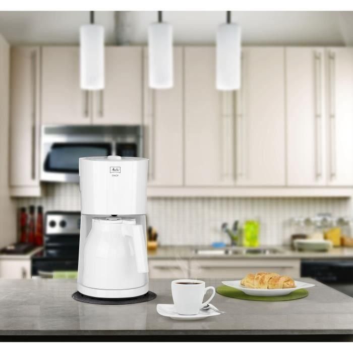 MELITTA 1017-05 Cafetera de filtro con jarra aislada Enjoy II Therm - Blanco 1 MELITTA 1017-05 Cafetera de filtro con jarra aislada Enjoy II Therm - Blanco 1