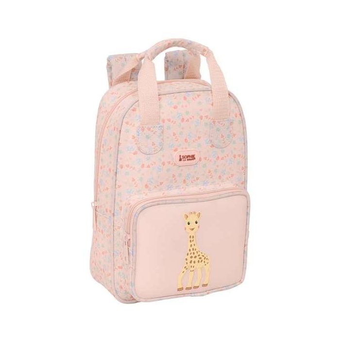 Mochila infantil recic y repelente agua sophie la girafe joy 20x28x8 cm Mochila infantil recic y repelente agua sophie la girafe joy 20x28x8 cm