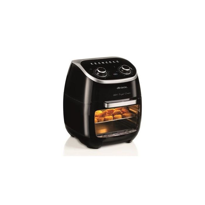 Ariete Freidora de Aire + Horno Eléctrico con Parrilla Giratoria para Freír, Asar y Hornear 2