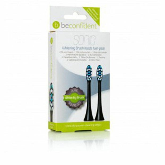 Beconfident Sonic Toothbrush Heads Whitening Black Lote