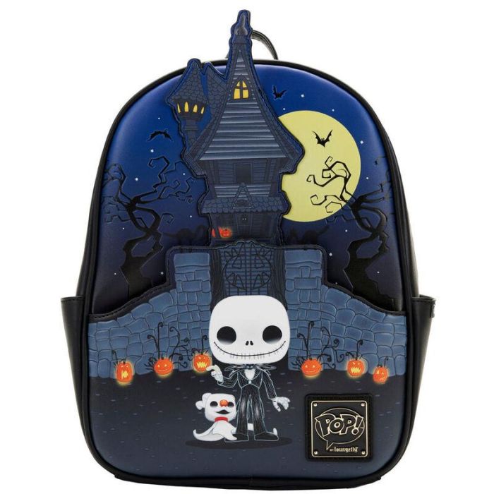 Mochila Jack Skellington Pesadilla Antes de Navidad Disney Loungefly 30cm 0 Mochila Jack Skellington Pesadilla Antes de Navidad Disney Loungefly 30cm 0