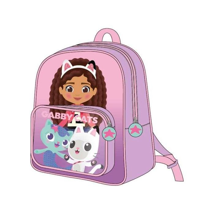 Mochila infantil gabby´s dollhouse 25.0 x 30.0 x 1.2 cm