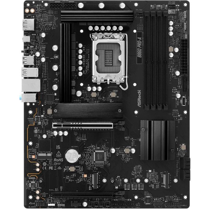 ASRock B860 Pro-A Placa Base ATX LGA 1851 DDR5 con HDMI/DP, Intel B860 Chipset para PC 2