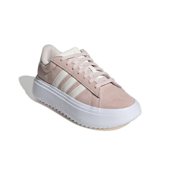 Zapatillas Casual de Mujer Adidas Grand Court Platform Suede Rosa claro 3
