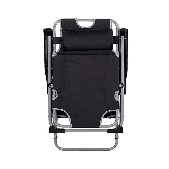Tumbona reclinable con cojín poliester aktive 177x47x34/85 cm 5 Tumbona reclinable con cojín poliester aktive 177x47x34/85 cm 5
