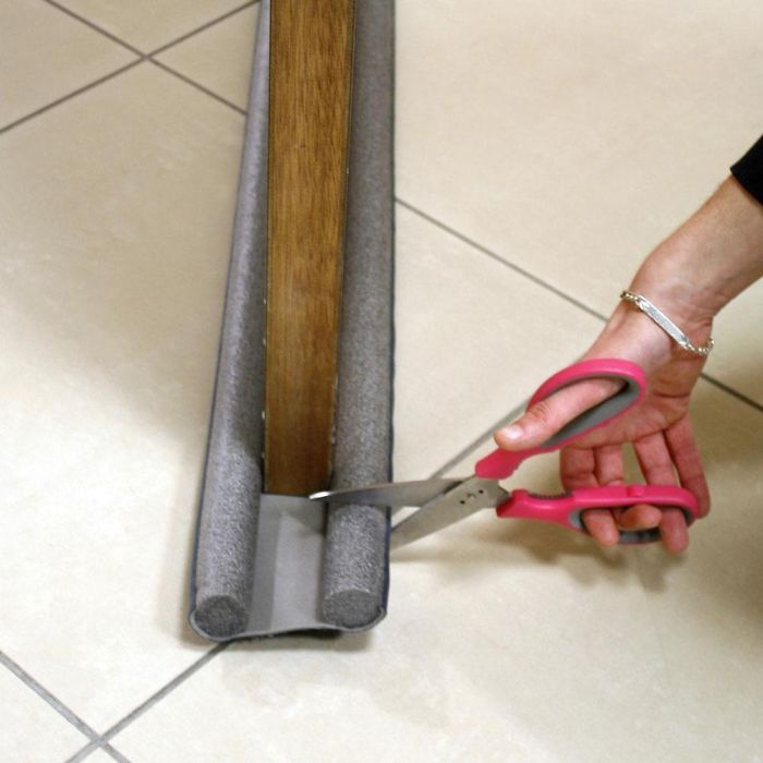 Je cherche une Idee Burlete Aislante para Puertas y Ventanas 92 cm Gris Oscuro Gris Claro Aislamiento Frío Ruido 5