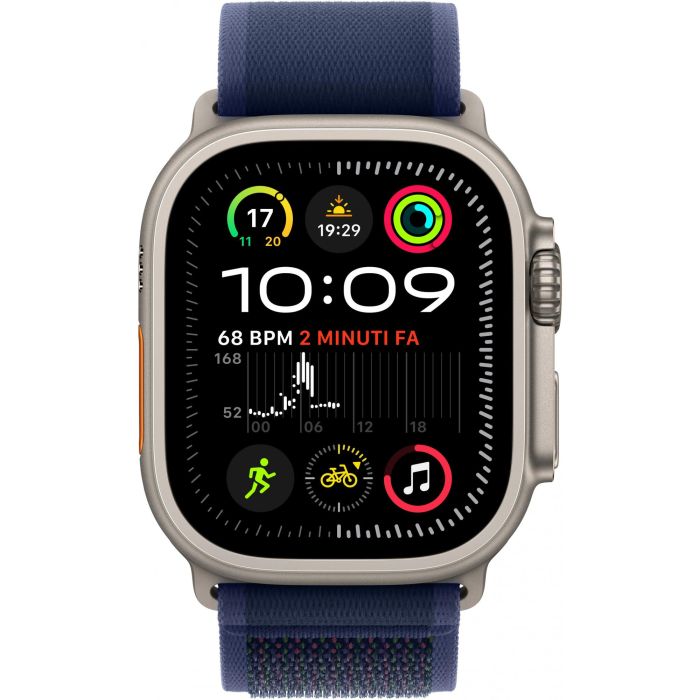 Apple Watch Ultra 2 GPS + Cellular 49mm Natural Titanium Case con Blue Trail Loop - M/L 1