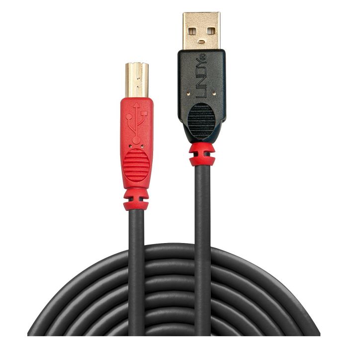 Lindy Cable Activo USB 2.0 Tipo A a B de 15m para Extensión de Datos 2