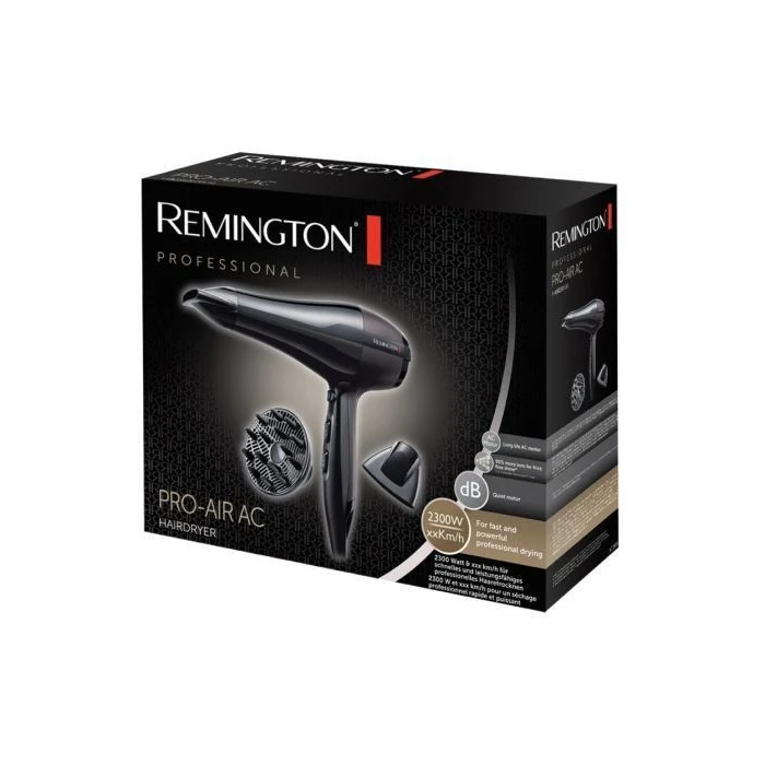 Remington Secador Pro-Air AC5999 | 2300W Potente Secador Profesional con Iones | Negro 1