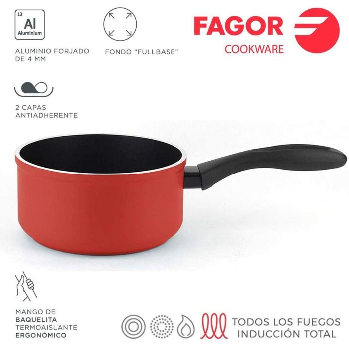Cazo Fagor Aluminio Forjado Gris Ø 16 cm 1 Cazo Fagor Aluminio Forjado Gris Ø 16 cm 1