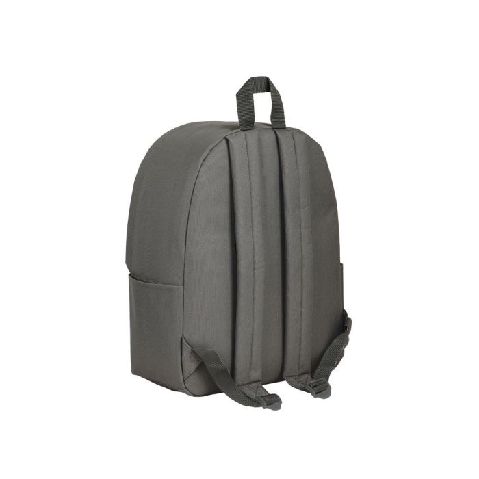 Cartera Escolar Safta Day Pack Ordenador 14,1-' Basic Gris 310x160x400 mm 1