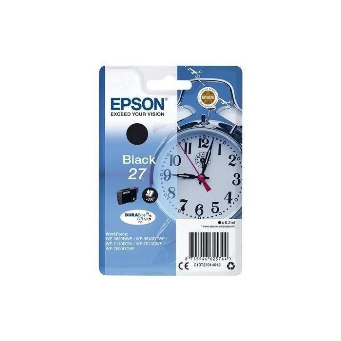 Ink-Jet Epson 27 Wf 3620 - 3640 - 7110 - 7610 - 7620 Negro 350 Pag