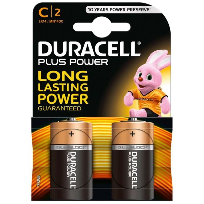 Duracell Pilas Plus Power L2 cLr14 Alcalinas C 1.5 V Pack-2